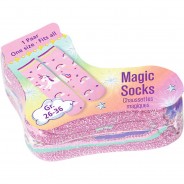 Preisvergleich für Strumpfwaren: Magic Socks Einhorn-Paradies, Gr. 26-36 rosa Gr. one size Mädchen Kinder