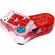Preisvergleich für Strumpfwaren: Magic Socks Lotti & Dotti, one size (Gr. 26-36) rot Gr. 26-31 Mädchen Kinder