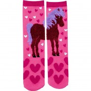 Preisvergleich für Strumpfwaren: Magic Socks Mein kleiner Ponyhof, Gr. 26-36 pink Gr. one size Mädchen Kinder