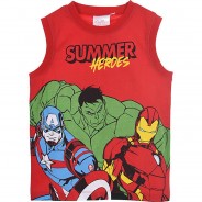 Preisvergleich für Oberteile: Marvel Avengers Top  rot Gr. 128 Jungen Kinder