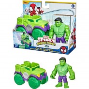 Preisvergleich für Sammel & Spielfiguren: Marvel Spidey and His Amazing Friends Hulk Schmetter-Truck