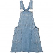 Preisvergleich für Kleider & Röcke: Md.-Jeans Latzrock - Röcke - weiblich blau Gr. 176 Mädchen Kinder