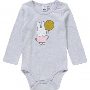 Preisvergleich für Strampler & Spieler: Miffy Baby Body grau Gr. 86
