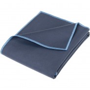 Preisvergleich für Heimtextilien: Mikrofaser Handtuch Handtücher dunkelblau Gr. 50 x 100