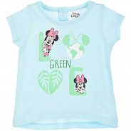 Preisvergleich für Oberteile: Minnie Mouse Baby Kurzarm T-Shirt blau Gr. 86 Mädchen Kinder