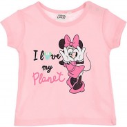 Preisvergleich für Oberteile: Minnie Mouse Baby Kurzarm T-Shirt pink Gr. 86 Mädchen Kinder