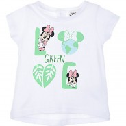 Preisvergleich für Oberteile: Minnie Mouse Baby Kurzarm T-Shirt weiß Gr. 86 Mädchen Kinder