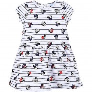Preisvergleich für Kleider & Röcke: Minnie Mouse Sommer-Kleid weiß Gr. 92 Mädchen Kinder