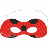 Preisvergleich für Mitgebsel: Miraculous Ladybug 6 Masken Mädchen Kinder