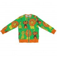 Preisvergleich für Oberteile: Tiger, Löwe, Leopard Sweatshirts grün Gr. 110/116 Jungen Kinder