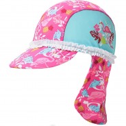 Preisvergleich für Mützen & Accessoires: Mütze Flamingo mit UV-Schutz 50+ türkis Gr. 49 Mädchen Kinder