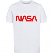 Preisvergleich für Oberteile: NASA Modern Logo White T-Shirts weiß Gr. 122/128