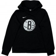 Preisvergleich für Oberteile: NBA Brooklyn Nets Fleece Hoodie EZ2B7BBMM-NYN Sweatshirts  schwarz Gr. 36 Jungen Kinder