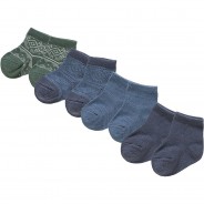 Preisvergleich für Strumpfwaren: NBMWAK WOOL 4 PACK SOCK XXI - Socken - männlich blau Gr. 62/68 Jungen Kinder