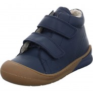 Preisvergleich für Schuhe: Nirez Klettschuh Glattleder uni Halbschuhe dunkelblau Gr. 28 Jungen Kinder