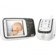 Preisvergleich für Sicherheit & Überwachung: NUK Babyphone Eco Control+ Video, Full Eco Mode 100% frei von hochfrequenter Strahlung im Stand-by schwarz/weiß