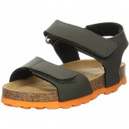 Preisvergleich für Schuhe: Jungen Sandalen Schuhe Olindo Sandale Kinderschuhe Synthetik uni Sandalen olive Gr. 34 Jungen Kinder