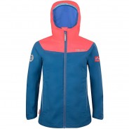 Preisvergleich für Jacken & Outdoorkleidung: Outdoorjacke BERGEN  (recycelt) blau/rot Gr. 104 Mädchen Kleinkinder