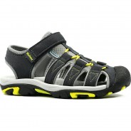 Preisvergleich für Schuhe: Outdoorsandalen BOULDER  dunkelgrau Gr. 35 Jungen Kinder
