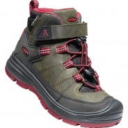 Preisvergleich für Schuhe: Outdoorschuhe REDWOOD MID WP  grau Gr. 32/33 Jungen Kinder