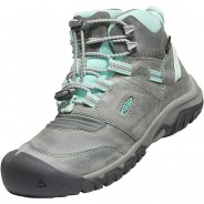 Preisvergleich für Schuhe: Outdoorschuhe RIDGE für Jungen grau/türkis Gr. 32/33 Mädchen Kinder
