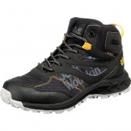 Preisvergleich für Schuhe: Outdoorschuhe WOODLAND  TEXAPORE schwarz/gelb Gr. 28 Jungen Kleinkinder
