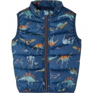 Preisvergleich für Jacken & Outdoorkleidung: Outdoorweste NMMMYLANE  (recycelt) blau Gr. 98 Jungen Kleinkinder