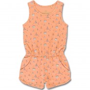 Preisvergleich für Jacken & Outdoorkleidung: Overall , Organic Cotton rot/orange Gr. 122 Mädchen Kinder