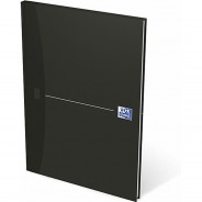 Preisvergleich für Schulbedarf: Oxford Office Essentials Gebundene Bücher schwarz, Format: DIN A4, Lineatur: liniert, Kladde mit: 96 Blatt