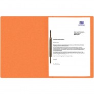 Preisvergleich für Schulbedarf: Oxford Schnellhefter TOP FILE+ A4 390g Karton kfm+Amtsheftung orange