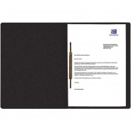 Preisvergleich für Schulbedarf: Oxford Schnellhefter TOP FILE+ A4 390g Karton kfm+Amtsheftung schwarz