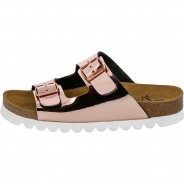 Preisvergleich für Schuhe: Pantolette Bioline Chic Hausschuhe rosa Gr. 39 Damen Erwachsene