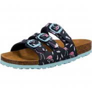 Preisvergleich für Schuhe: Pantoletten BIOLINE FLAMINGO  blau-kombi Gr. 28 Mädchen Kinder