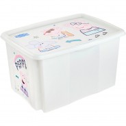 Preisvergleich für Geschenkideen: paulina peppa stapelbox+deckel 45L