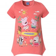 Preisvergleich für Oberteile: Peppa Pig T-Shirt  apricot Gr. 116/128 Mädchen Kleinkinder