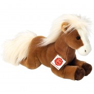 Preisvergleich für Kuscheltiere: Pferd liegend hellbraun 30 cm