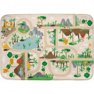 Preisvergleich für Heimtextilien: "PLAYMAT Ultrasoft Spielteppisch ""Dino Baby"" 100 X150 cm" mehrfarbig Gr. 100 x 150