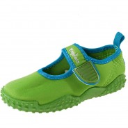 Preisvergleich für Bademode: PLAYSHOES Kinder Badeschuhe mit UV Schutz 50+ grün Gr. 28 Jungen Kleinkinder