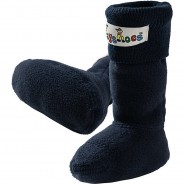 Preisvergleich für Strumpfwaren: PLAYSHOES Kinder Fleece-Stiefel-Socke dunkelblau Gr. 18/19 Jungen Baby