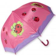 Preisvergleich für Accessoires für Kinder: PLAYSHOES Kinder Regenschirm Glückskäfer pink Gr. one size