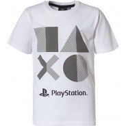 Preisvergleich für Oberteile: PlayStation T-Shirt  weiß Gr. 134 Jungen Kinder