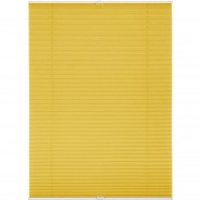 Preisvergleich für Heimtextilien: Plissee Klemmfix, ohne Bohren, verspannt Rollos gelb Gr. 70 x 210