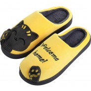 Preisvergleich für Schuhe: Plüsch Hausschuh Pantoffel (Einhorn, Kaninchen und Katze) Hausschuhe gelb Gr. 36/37