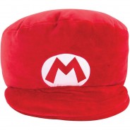 Preisvergleich für Heimtextilien: Plüschkissen Mario Hat Mocchi Mocchi, 37 x 18 cm rot