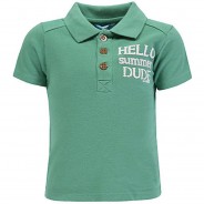Preisvergleich für Oberteile: "Polo-T-Shirt ""Hello summer"" T-Shirts " grün Gr. 68 Jungen Kinder