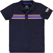 Preisvergleich für Oberteile: Poloshirt , Organic Cotton dunkelblau Gr. 134 Jungen Kinder