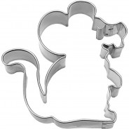 Preisvergleich für Backzubehör: Ausstechform Keksausstecher Maus, 5,5 cm silber