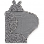 Preisvergleich für Babybetten-Zubehör: Puckdecke Bunny storm grey grau