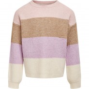 Preisvergleich für Oberteile: Pullover KOGSANDY  hellrosa Gr. 122/128 Mädchen Kinder