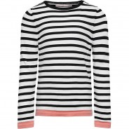 Preisvergleich für Oberteile: Pullover KONSUZANA  weiß/koralle Gr. 146/152 Mädchen Kinder